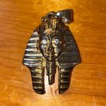 New 18k Gold Plated Egyptian King Tut Pendant Photo 1
