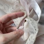 American Vintage Vintage Shadowline Pink Peignoir Robe Photo 4