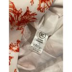 Opening Ceremony Floral Shift Dress Lined Sleeveless BacK Zip White Red XS Photo 9