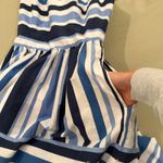 Vince Camuto  Dress Blue Striped Photo 5