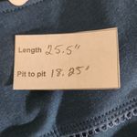 Free People Blue Short Sleeve Top with Cutout Lace Back NWT Size Medium Photo 1