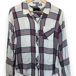 Rails  Women’s Hunter Long Sleeve Plaid Button Down in White/Navy/Red Size S Photo 2