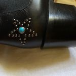 Valentino Garavani  Star studded black leather booties 38.5 Photo 7