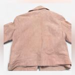 ASOS  pink suede leather moto jacket Photo 3