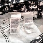 Floral Print Denim Mini Skirt 26 Black Photo 5