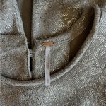 Free People Silver Metalic Crop Tank Top Photo 6