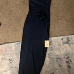 SheIn Navy Floral Formal Dress Photo 2