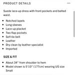 frame denim Frame brown suede mini dress Photo 6