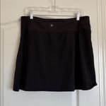 Athleta Black Pleated Fairway Skirt Golf Skort size Large Photo 6