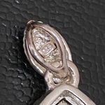 Sterling Silver Vintage 925 Signed Teardrop Oval Black Onyx Leaf Pendant 14.5g Photo 14