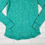 Ivory Ella ‎ Womens Pullover Small Teal Green Half Zip Pockets Elephant Logo Photo 9