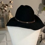 Rodeo King Black Felt Hat Country Western Womens Small Photo 9