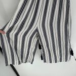 Lulus Sea What I Mean Navy Blue & White Striped Halter Midi Jumpsuit Size Small Photo 4