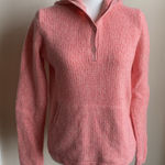 TSE  100% Cashmere Hooded Knit Sweater 3 Button Soft Pink Vintage Photo 0