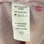 J. Marie Anniston Cardigan Open Front Pink Stars Purple Spring Pastel Womens M/L Size undefined Photo 9