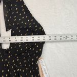 AQUA  Halter Jumpsuit Black Gold Polka‎ Dot Bloomingdales Exclusive XS Photo 2