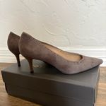Ann Taylor Dark Grey Suede Pump Photo 2