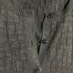 Isaac Mizrahi Button Down Sparkle Cardigan A212061 3X Silver Photo 7