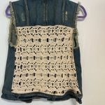 Free People  Blue Denim Vest Photo 6