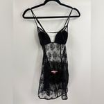 Victoria's Secret Victoria secret Vintage Y2K fairy core goth sheer punk brat lace slip dress smal Photo 10