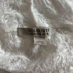 AllSaints White Lace Erity Bodysuit Adjustable Straps Racerback Size 6 Snaps Photo 8