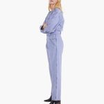NWT ETICA Fatima Denim Utility Jumpsuit Color: Cyclone Violet Purple Size XS Photo 3