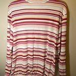 Arizona NWT. long sleeve blouse 3XL MULTI STRIPE. Photo 6