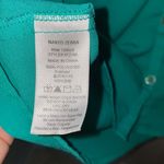 Naked Zebra 𝅺 Tank Top Teal Green & Cream Sz Sm EUC Photo 3