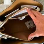 Coach Authentic 1941 Pebbled leather 3 compartments turnlock carryall/tote/Crosb Photo 6