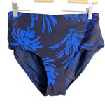 Sea Level Tradewind Night Sky High Waist Floral Print Bikini Swimsuit Bottoms 8 Blue Photo 3