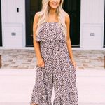 These Three Boutique Cheetah Print Jumpsuit Photo 0