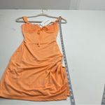 Outcast‎ Dionne Mini Orange Lace Trim Dress Womens Size XS Bodycon Stretchy NEW Photo 11