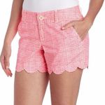 Lilly Pulitzer Buttercup Short Fiesta Pink Gingham Photo 0