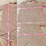 White Birch  Stripe Choker Top Cutout Long Sleeve Wrap Burgundy Gray S Photo 8