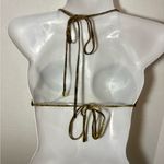 Michael Kors Snakeskin Print Bikini Top Photo 3