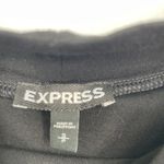 EXPRESS  Black Cold Shoulder Cutout Strappy 3/4 Sleeve Top Shirt Size S Photo 2