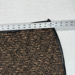 BOSS Tweed Skirt Leather Trim Career Wear Business Casual Brown Black 14 Photo 1