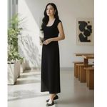 Jones Wear Vintage Black Formal Dress Size 10 – Gem-Embellished Floor-Length Photo 9