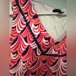 Talbots  Summer Sleeveless V-Neck Geometric‎ Print Dress 100% Cotton Size small Photo 2