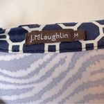 J. McLaughlin  Women’s 3/4 Sleeve Popover 1/4‎ Button Catalina Cloth Tunic Medium Photo 3