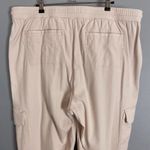 Banana Republic  Utility Jogger Cargo Neutral Women Size XL Pants Cream Off-White Photo 4