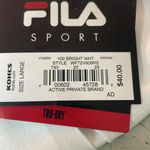 FILA NWT  white skort pleaded front size large Photo 5