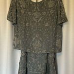 Lane Bryant New NWT  Twinset Cardigan Tank Top Beaded Embellishment Blue 14 16 Photo 9