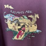Lee Vintage Nutmeg Noah's Ark Crewneck Sweatshirt 2X Purple Photo 3