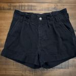 Hollister  women's paper bag shorts, black, cuffed size 1/25 Photo 0
