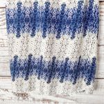 Kenar Women's Patterned Racerback Sleeveless Tank Top Blue White Size Medium Photo 2