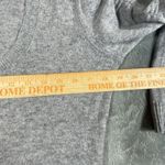 FRAME 100% Cashmere Sweater Small Ruched Sleeve Scoop Neck Gray Chic Timeless Photo 8