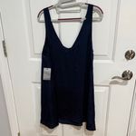 Knot Sisters Navy Blue Sleeveless Top Photo 4