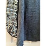 Colleen Lopez New Bracelet Sleeve Sequin Button Blazer Medium Festive Party Black Photo 9