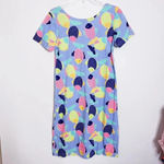 I Can Too Casual Wear Sun Dress Fish Prints Small Pink Photo 1